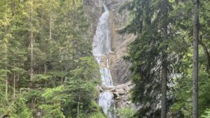 Martuljski Slapovi, cascade à proximité de Kranjska Gora, Alpes Juliennes, Slovénie